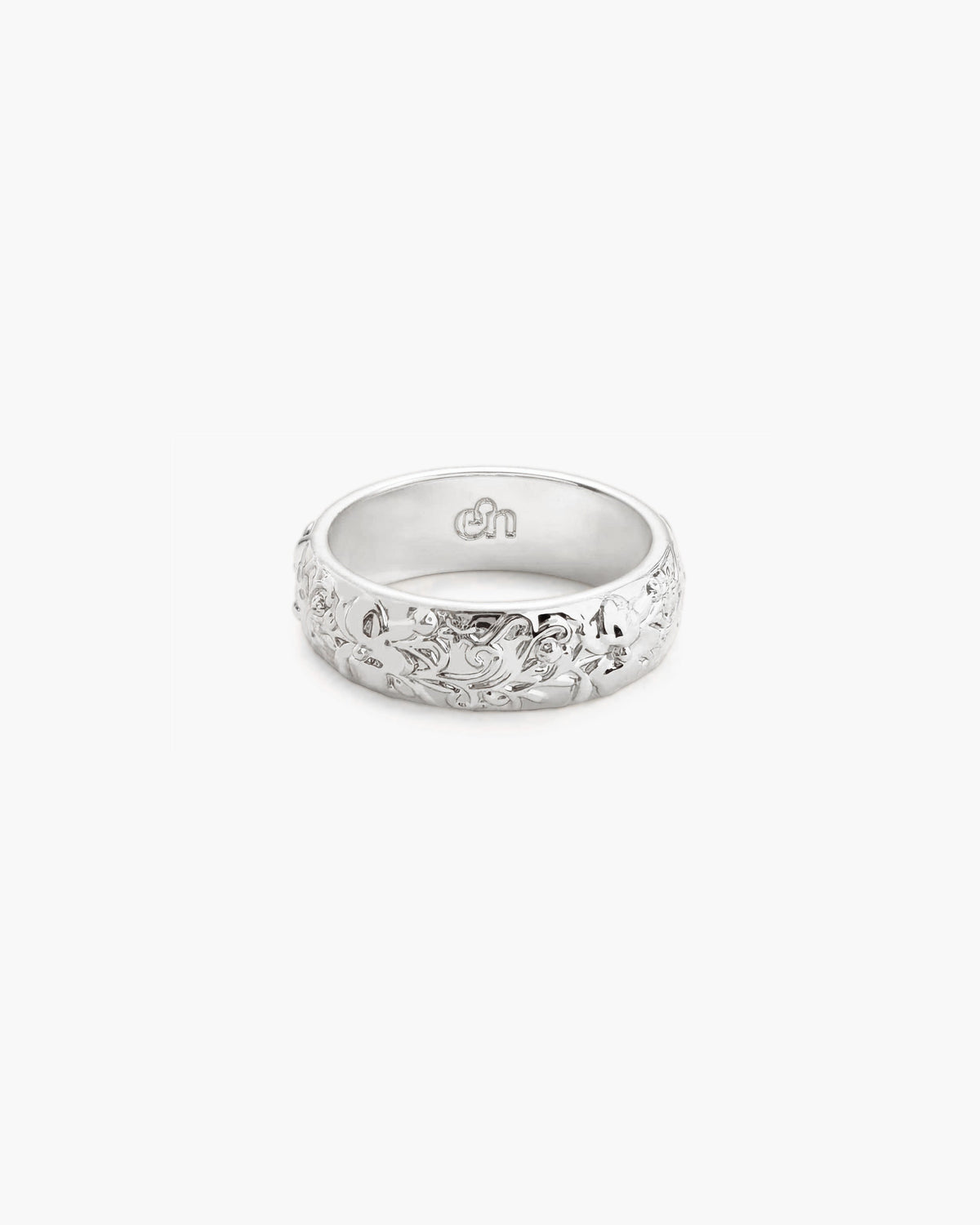 Serenade of Orchid Ring in Silver
