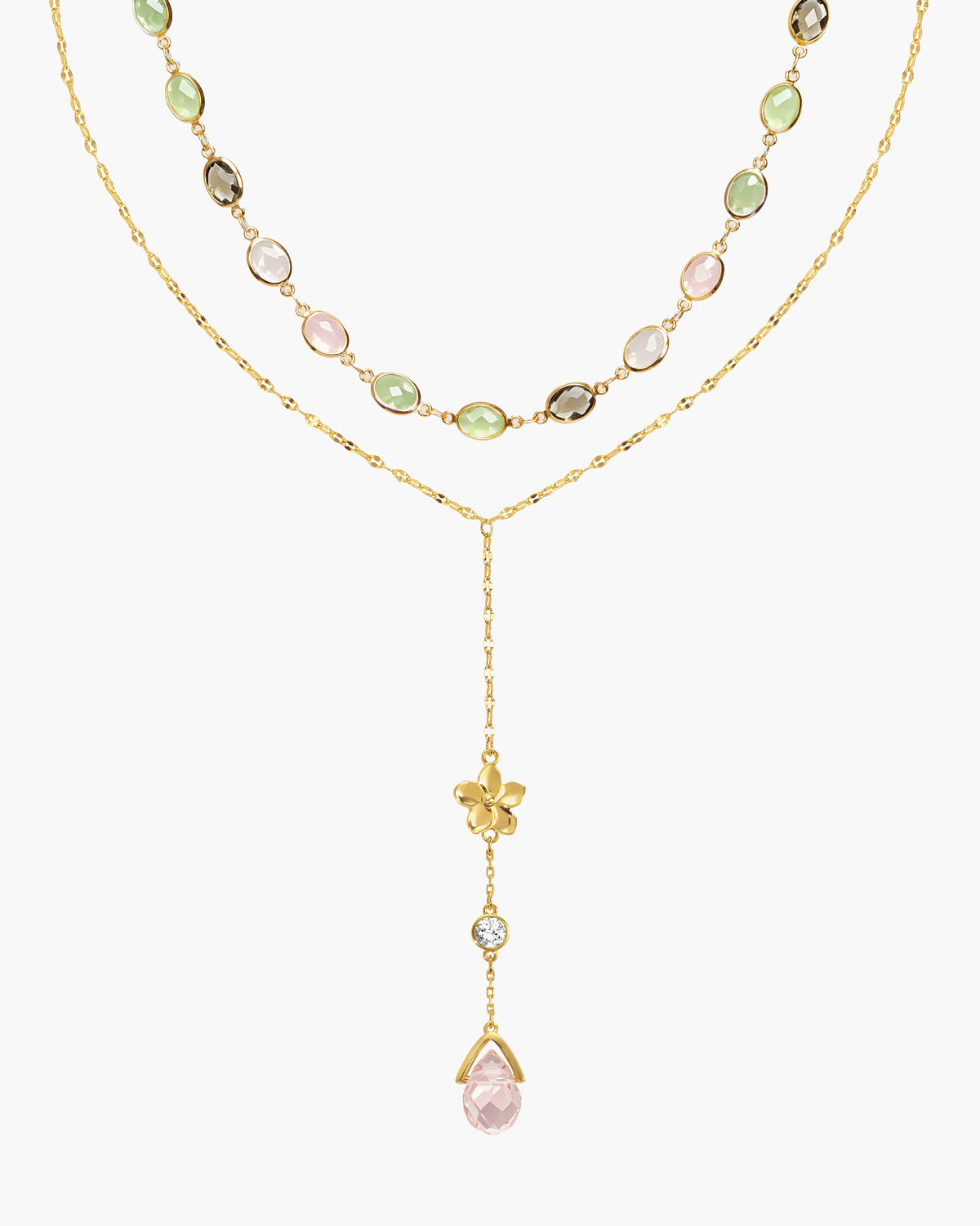 Whimsical Romance Stone Necklace