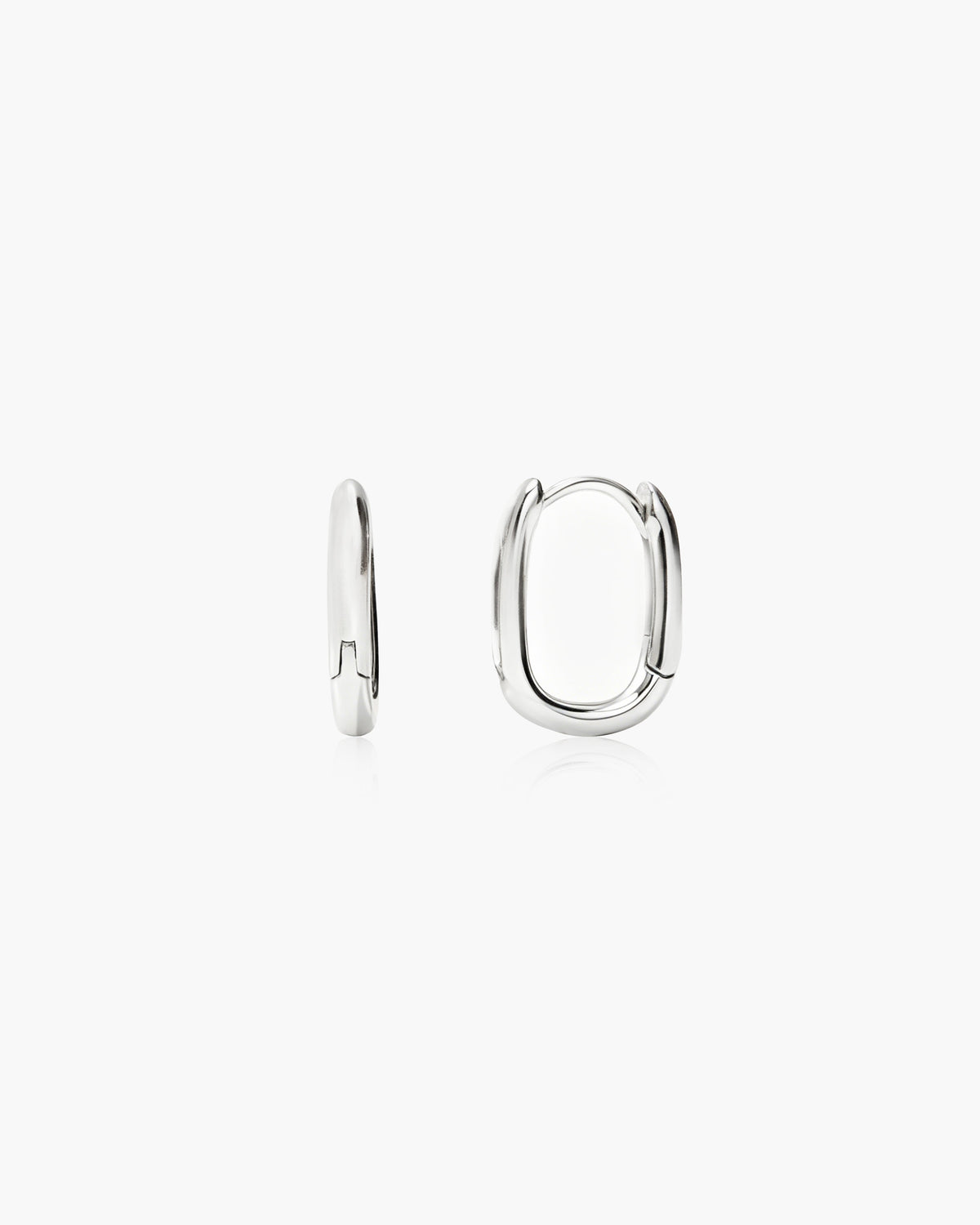 Silver Link Earrings